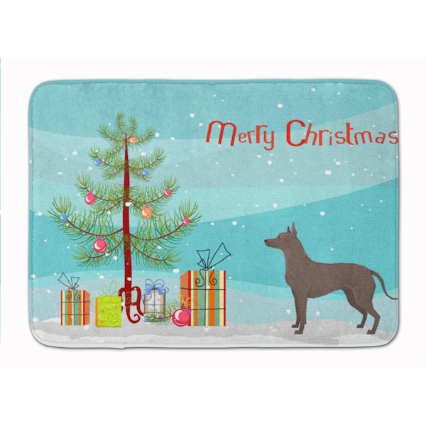 Carolines Treasures Mexican Hairless Dog Xolo Christmas Tree Machine Washable Memory Foam Mat CK3570RUG - main